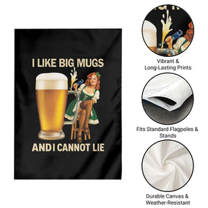 Oktoberfest Beer Garden Flag Funny I Like Big Mugs Pin Up Girl Dirndl TS10 Print Your Wear
