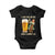 Oktoberfest Beer Baby Onesie Funny I Like Big Mugs Pin Up Girl Dirndl TS10 Black Print Your Wear
