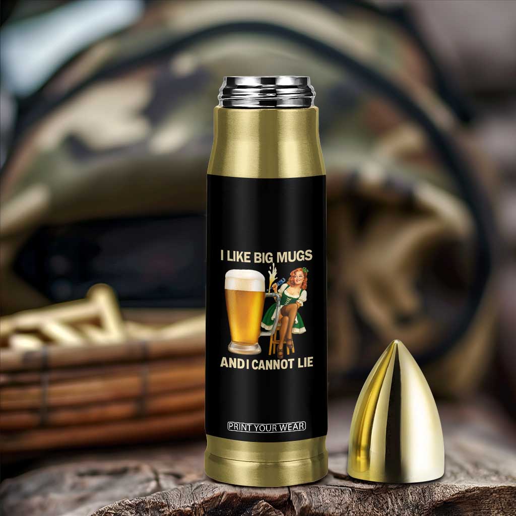 Oktoberfest Beer Bullet Tumbler Funny I Like Big Mugs Pin Up Girl Dirndl TS10 Print Your Wear