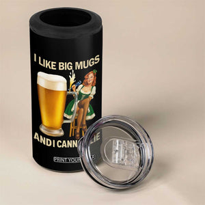 Oktoberfest Beer 4 in 1 Can Cooler Tumbler Funny I Like Big Mugs Pin Up Girl Dirndl TS10 Print Your Wear