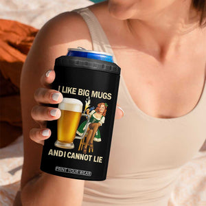 Oktoberfest Beer 4 in 1 Can Cooler Tumbler Funny I Like Big Mugs Pin Up Girl Dirndl TS10 Print Your Wear