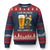 Oktoberfest Beer Ugly Christmas Sweater Funny I Like Big Mugs Pin Up Girl Dirndl TS10 Navy Red Print Your Wear