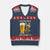 Oktoberfest Beer V-Neck Knit Sweater Vest Funny I Like Big Mugs Pin Up Girl Dirndl TS10 Navy Red Print Your Wear