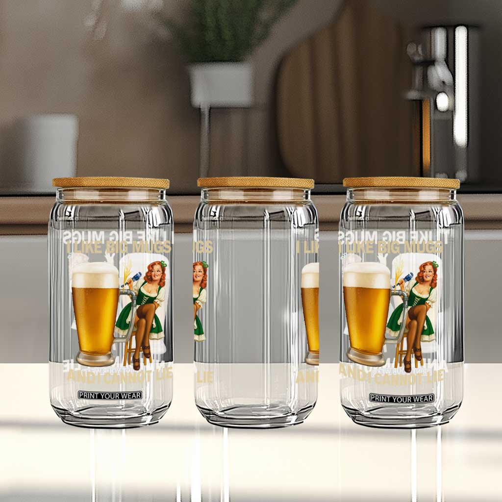 Oktoberfest Beer Glass Can Funny I Like Big Mugs Pin Up Girl Dirndl TS10 Print Your Wear