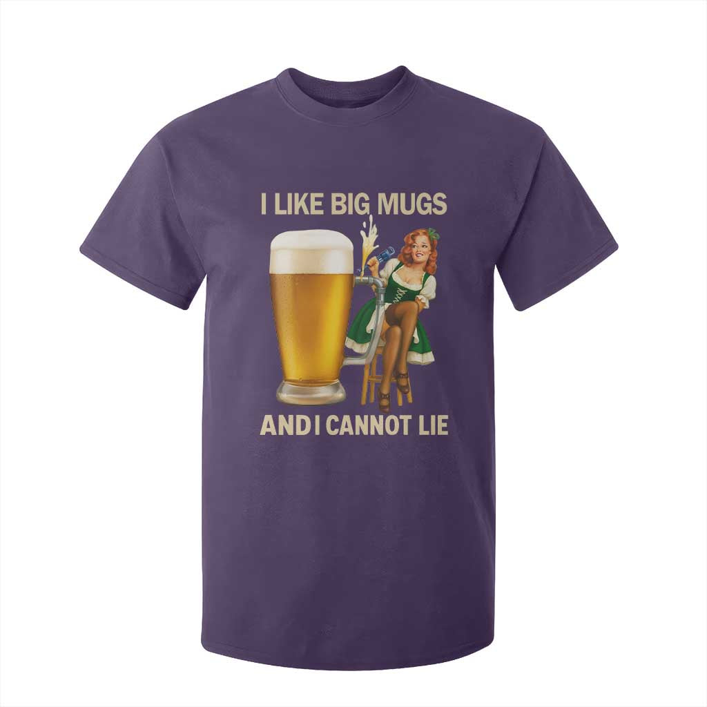 Oktoberfest Beer T Shirt For Kid Funny I Like Big Mugs Pin Up Girl Dirndl TS10 Purple Print Your Wear