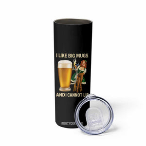 Oktoberfest Beer Skinny Tumbler Funny I Like Big Mugs Pin Up Girl Dirndl TS10 Print Your Wear