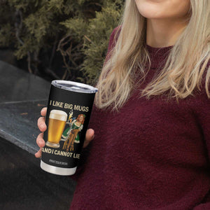Oktoberfest Beer Tumbler Cup Funny I Like Big Mugs Pin Up Girl Dirndl TS10 Print Your Wear