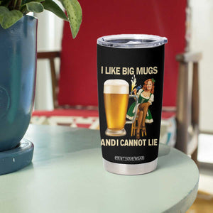 Oktoberfest Beer Tumbler Cup Funny I Like Big Mugs Pin Up Girl Dirndl TS10 Print Your Wear