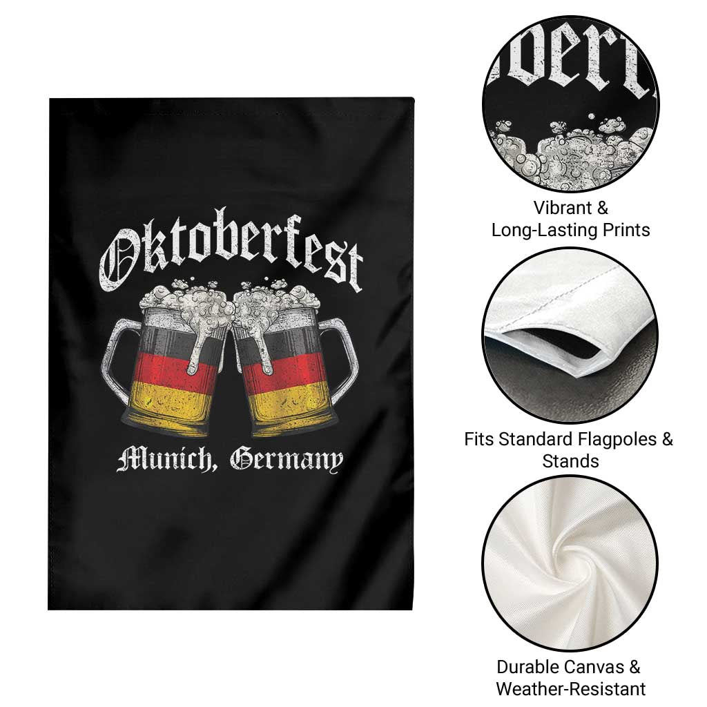 Vintage Oktoberfest Munich Garden Flag Prost Beer Germany Flag Drinking TS10 Print Your Wear