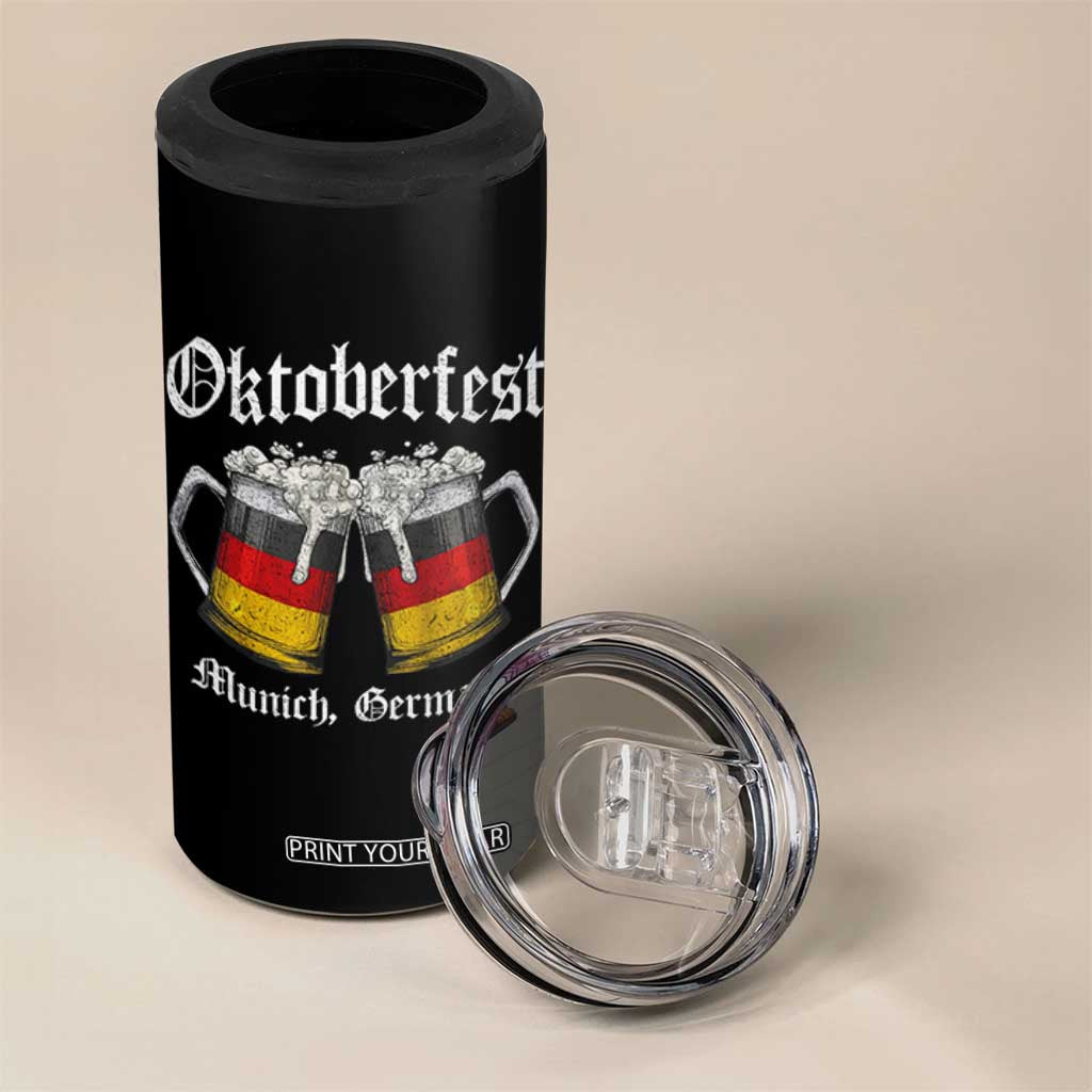 Vintage Oktoberfest Munich 4 in 1 Can Cooler Tumbler Prost Beer Germany Flag Drinking TS10 Print Your Wear