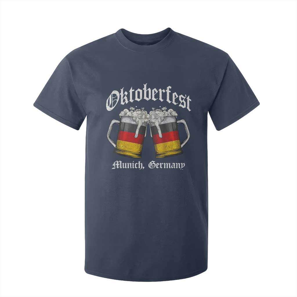 Vintage Oktoberfest Munich T Shirt For Kid Prost Beer Germany Flag Drinking TS10 Navy Print Your Wear
