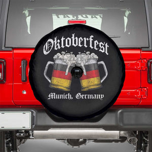 Vintage Oktoberfest Munich Spare Tire Cover Prost Beer Germany Flag Drinking TS10 Black Print Your Wear