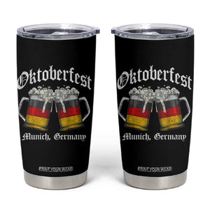 Vintage Oktoberfest Munich Tumbler Cup Prost Beer Germany Flag Drinking TS10 Black Print Your Wear