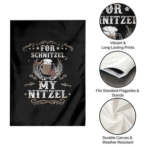 Funny Oktoberfest Garden Flag For Schnitzel My Nitzel Octoberfest German Beer Wurst TS10 Print Your Wear