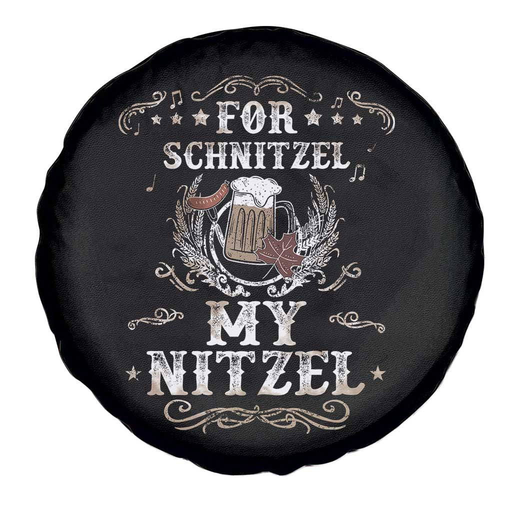 Funny Oktoberfest Spare Tire Cover For Schnitzel My Nitzel Octoberfest German Beer Wurst TS10 Print Your Wear
