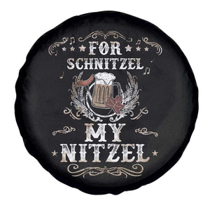 Funny Oktoberfest Spare Tire Cover For Schnitzel My Nitzel Octoberfest German Beer Wurst TS10 Print Your Wear