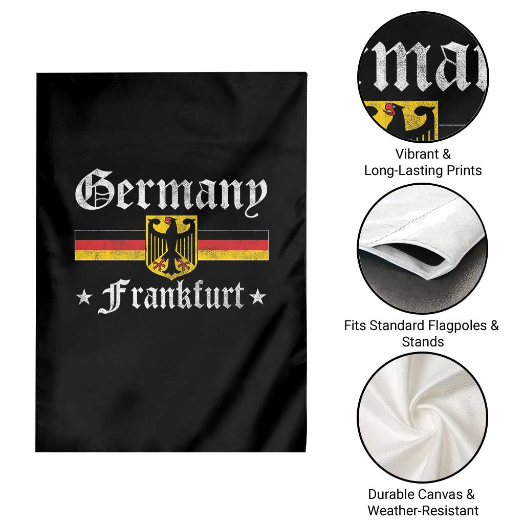 Germany Frankfurt Garden Flag Retro Vintage German Flag Tourist Souvenir Gift TS10 Print Your Wear