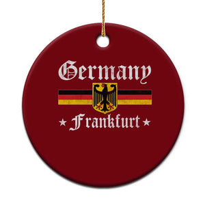 Germany Frankfurt Ceramic Ornament Retro Vintage German Flag Tourist Souvenir Gift TS10 1pc Red Print Your Wear