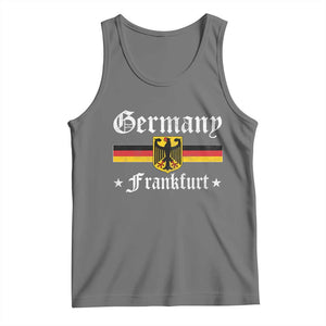 Germany Frankfurt Tank Top Retro Vintage German Flag Tourist Souvenir Gift TS10 Black Heather Print Your Wear