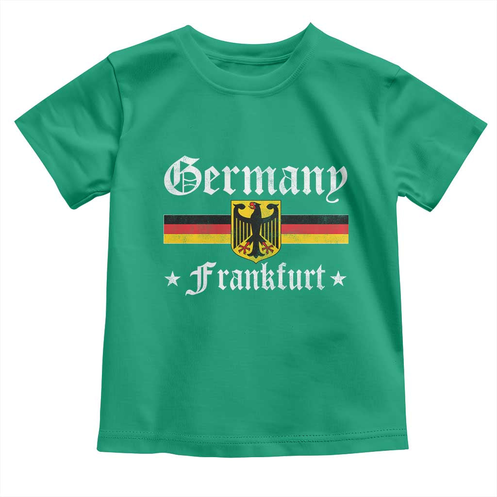 Germany Frankfurt Toddler T Shirt Retro Vintage German Flag Tourist Souvenir Gift TS10 Irish Green Print Your Wear