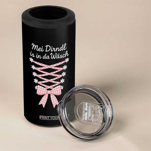 Oktoberfest Dirndl Costume 4 in 1 Can Cooler Tumbler Funny German Bavarian Octoberfest Festival TS10 Print Your Wear