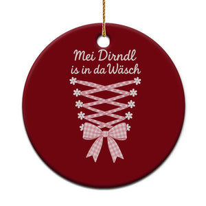 Oktoberfest Dirndl Costume Ceramic Ornament Funny German Bavarian Octoberfest Festival TS10 1pc Red Print Your Wear
