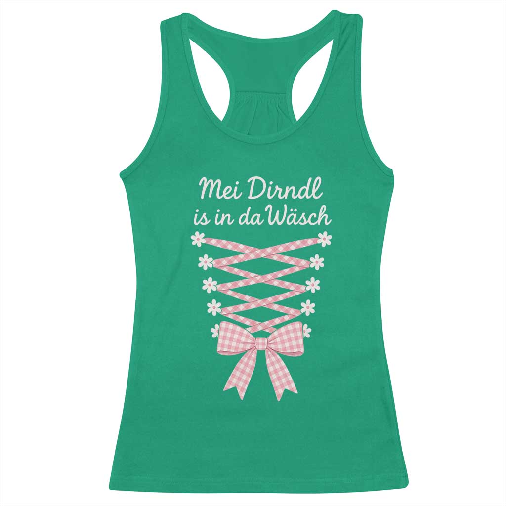 Oktoberfest Dirndl Costume Racerback Tank Top Funny German Bavarian Octoberfest Festival TS10 Irish Green Print Your Wear