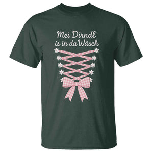 Oktoberfest Dirndl Costume T Shirt Funny German Bavarian Octoberfest Festival TS10 Dark Forest Green Print Your Wear