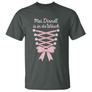 Oktoberfest Dirndl Costume T Shirt Funny German Bavarian Octoberfest Festival TS10 Dark Heather Print Your Wear