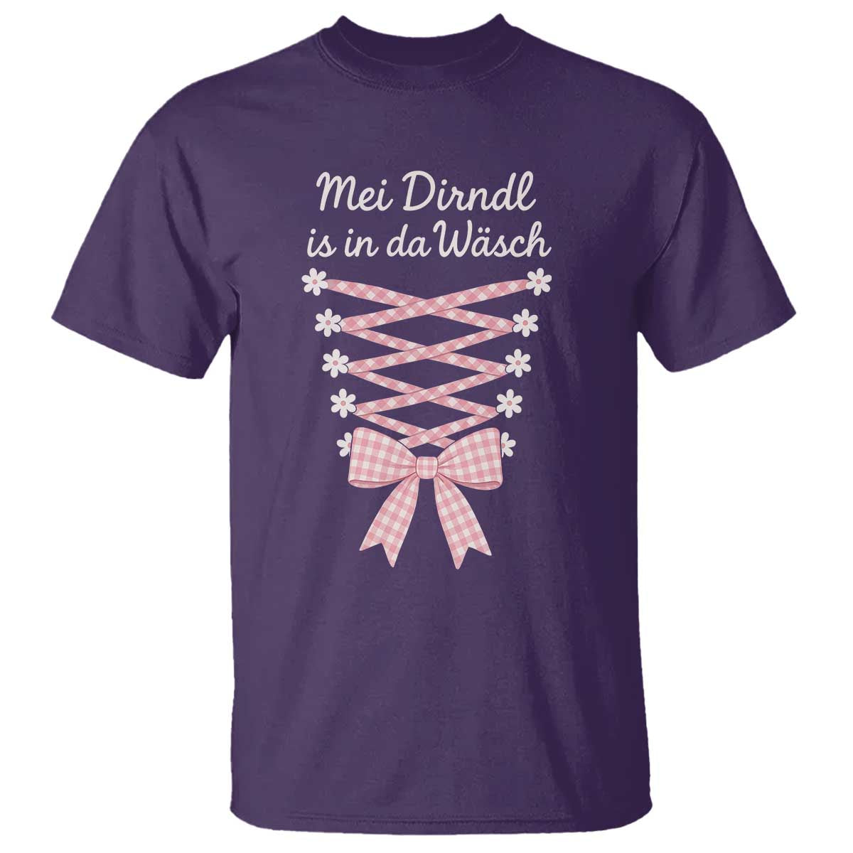 Oktoberfest Dirndl Costume T Shirt Funny German Bavarian Octoberfest Festival TS10 Purple Print Your Wear