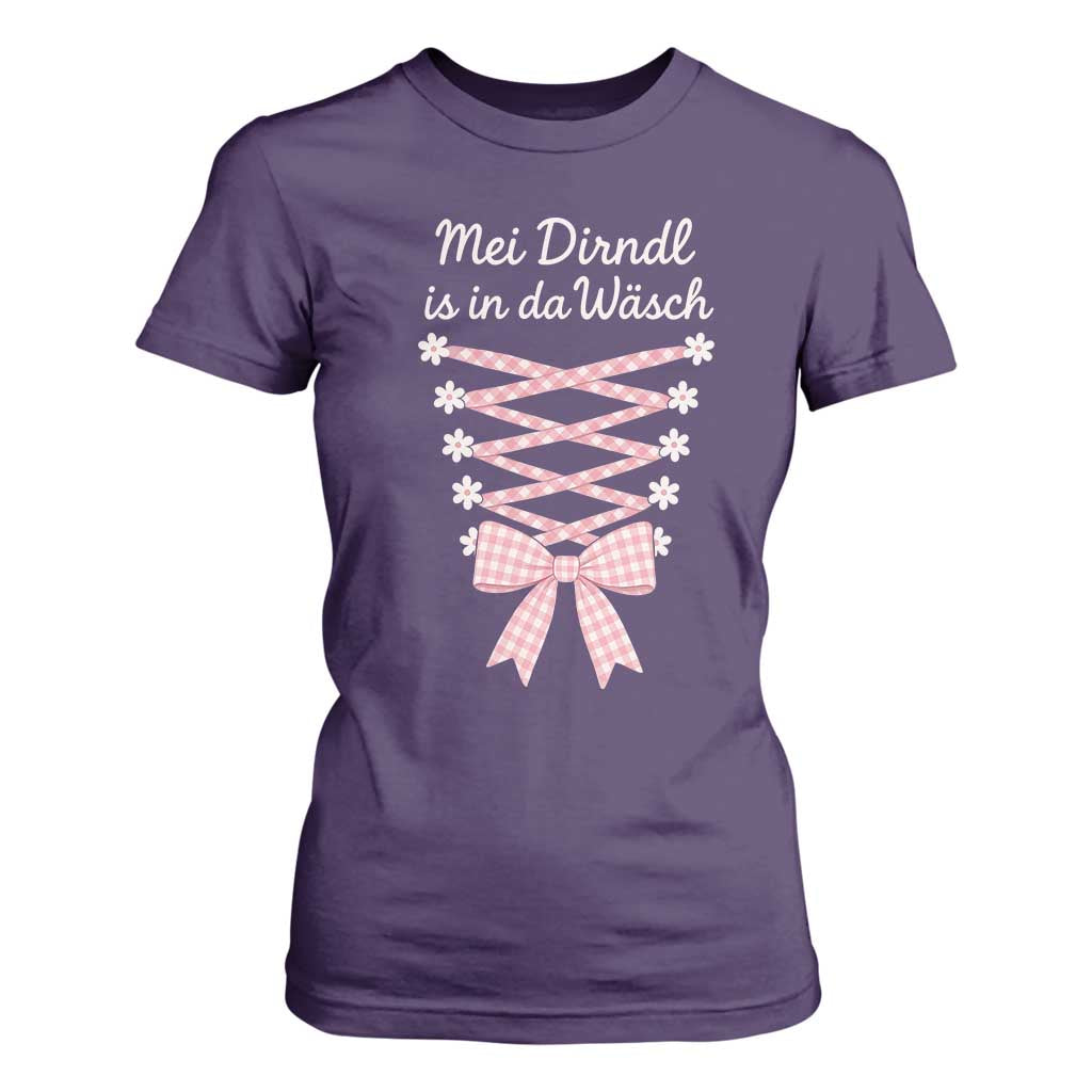 Oktoberfest Dirndl Costume T Shirt For Women Funny German Bavarian Octoberfest Festival TS10 Purple Print Your Wear