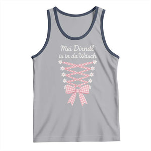 Oktoberfest Dirndl Costume Tank Top Funny German Bavarian Octoberfest Festival TS10 Athletic Heather Navy Print Your Wear