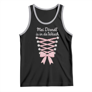 Oktoberfest Dirndl Costume Tank Top Funny German Bavarian Octoberfest Festival TS10 Black Athletic Heather Print Your Wear