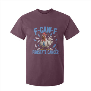 F-Caw-F Prostate Cancer Awareness Chicken T Shirt For Kid Funny Blue Ribbon Support