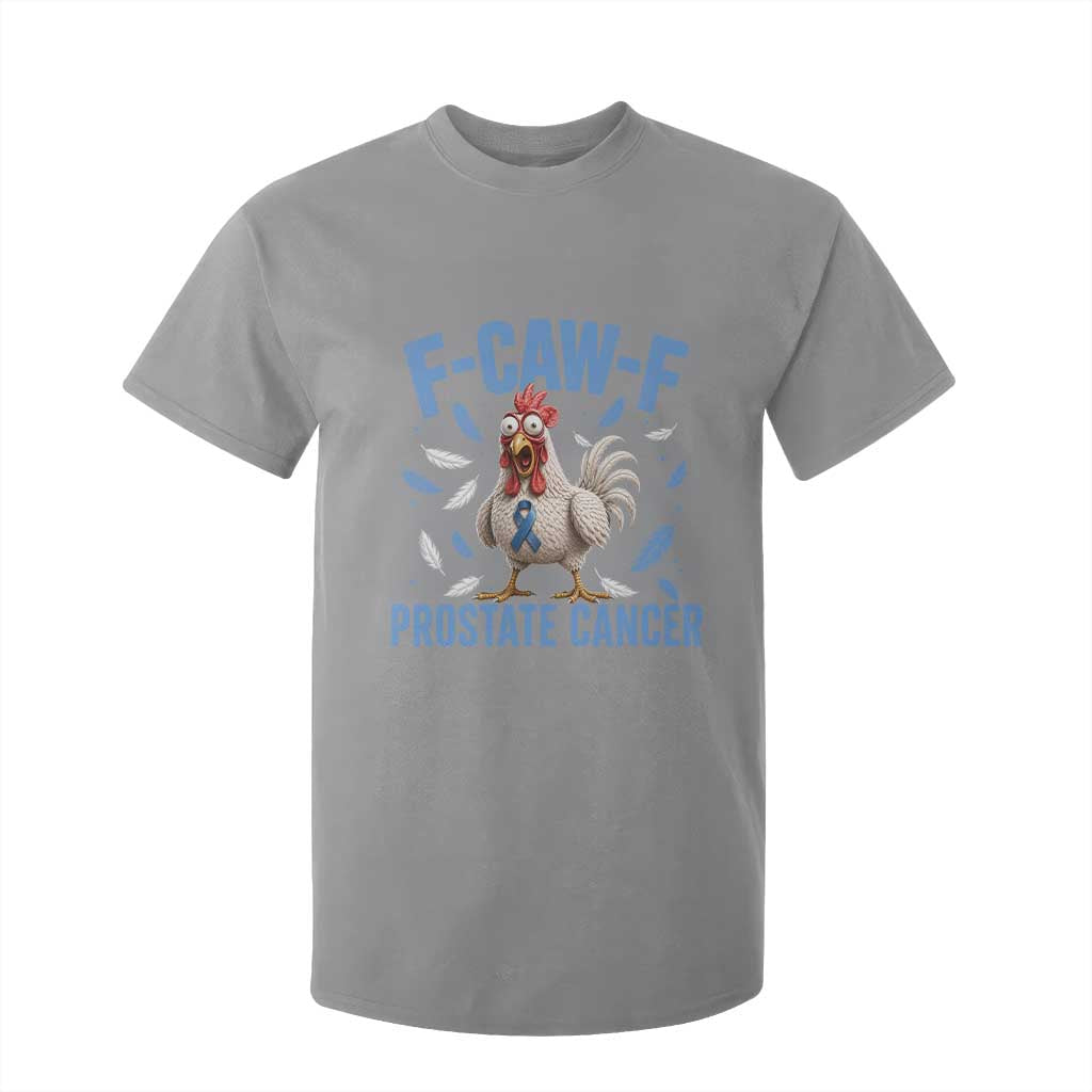 F-Caw-F Prostate Cancer Awareness Chicken T Shirt For Kid Funny Blue Ribbon Support