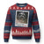 Knights Meme Ugly Christmas Sweater Born to Jest Forced to Joust TS10 Navy Red Print Your Wear