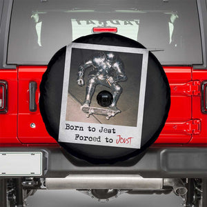 Knights Meme Spare Tire Cover Born to Jest Forced to Joust TS10 Black Print Your Wear