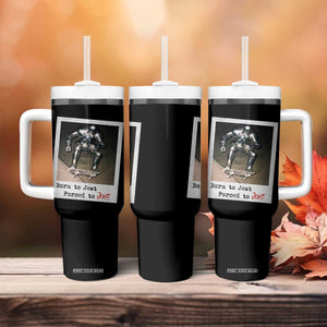 Knights Meme Tumbler With Handle Born to Jest Forced to Joust TS10 Print Your Wear