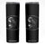 Funny Crow Coffee Skinny Tumbler Raven Spooky Halloween Hello Darkness My Old Friend TS10 Black Print Your Wear