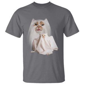 Funny Halloween Ghost Cat Meme T Shirt TS10 Charcoal Print Your Wear