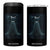 Cat Halloween 4 in 1 Can Cooler Tumbler Spooky Season Ghost Kitten Haunted Mansion TS10 One Size: 16 oz Black Print Your Wear