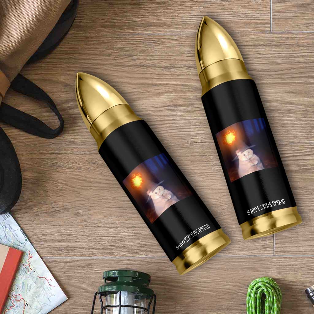Wizard Cat Bullet Tumbler Weird Funny Retro Halloween Orange Cat Meme TS10 Print Your Wear