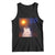 Wizard Cat Tank Top Weird Funny Retro Halloween Orange Cat Meme TS10 Black Print Your Wear
