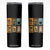 Black Cat Pumpkin Skinny Tumbler Retro Halloween Ghots Cat Stamp TS10 Black Print Your Wear