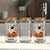 Vintage Halloween Ghost Cat Glass Can Groovy Floral Cute Black Cat Ghost Fall Pumpkin TS10 Print Your Wear