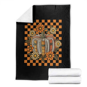 Book Pumpkin Throw Blanket Fall Halloween Book Lover Bookish Gift TS10 Black Print Your Wear
