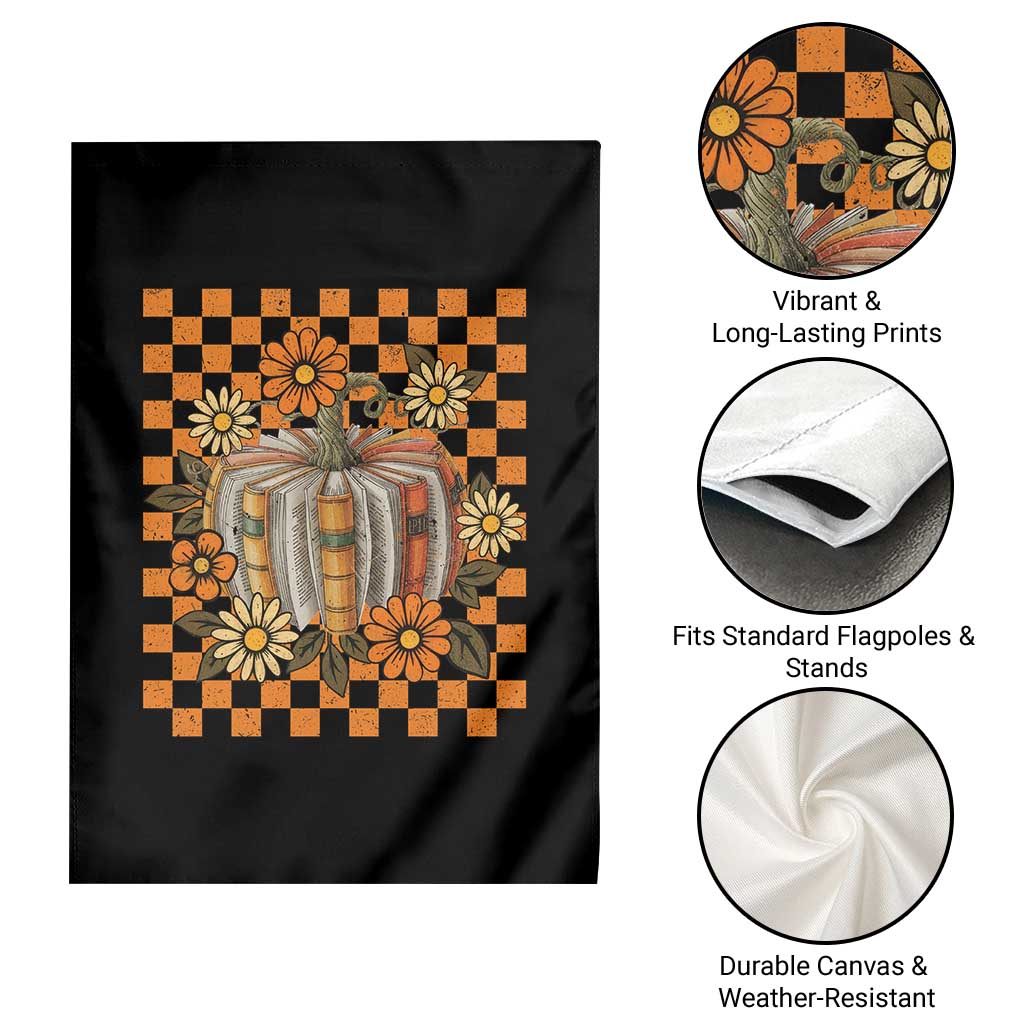 Book Pumpkin Garden Flag Fall Halloween Book Lover Bookish Gift TS10 Print Your Wear
