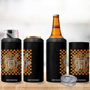 Book Pumpkin 4 in 1 Can Cooler Tumbler Fall Halloween Book Lover Bookish Gift TS10 Print Your Wear