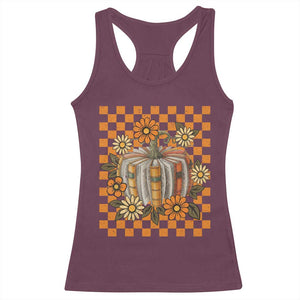 Book Pumpkin Racerback Tank Top Fall Halloween Book Lover Bookish Gift TS10 Maroon Print Your Wear