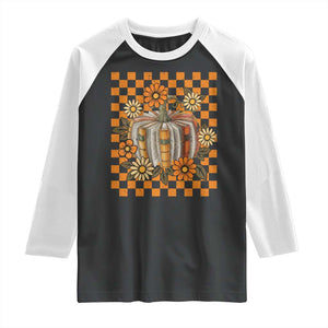 Book Pumpkin Raglan Shirt Fall Halloween Book Lover Bookish Gift TS10 Black White Print Your Wear